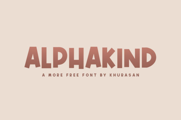 Alphakind: A Modern Fancy Display Font for Creative Projects
