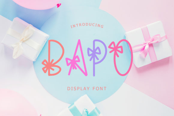 Bapo Font for Editorial Design and Creative Projects
