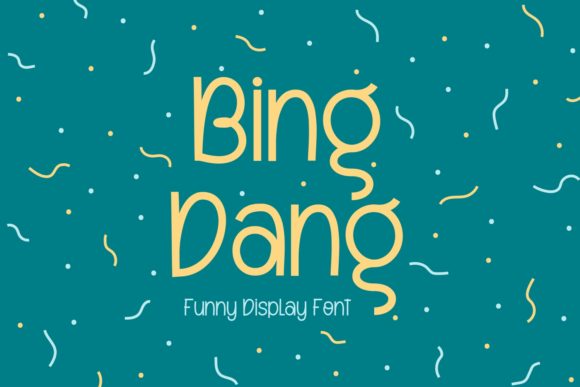 Bing Dang Display Font for Modern Web Design