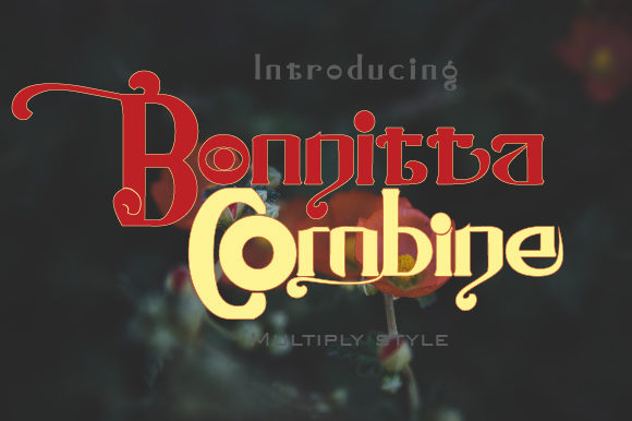 Bonnitta Combine: A Robotic Display Font for Bold Branding