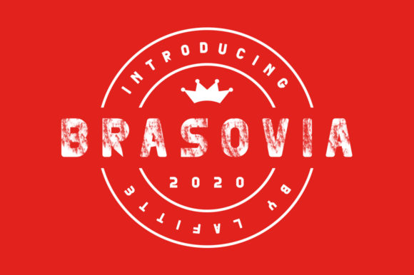 Brasovia: A Vintage Display Font for Handmade Creations