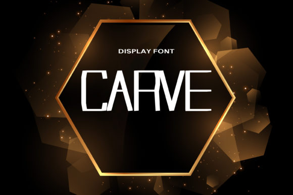 Carve Font for Bold Digital Design