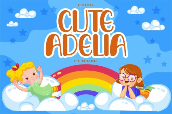 Cute Adelia: A Playful Display Font for Modern Campaigns