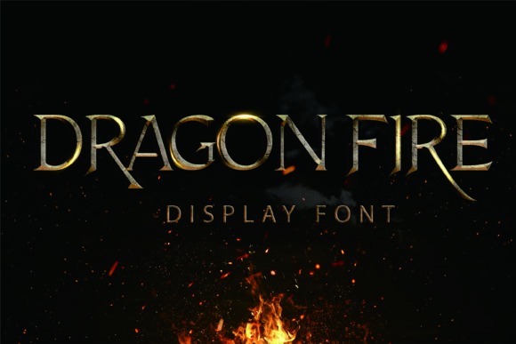 Dragon Fire: A Display Font for Bold Web Design
