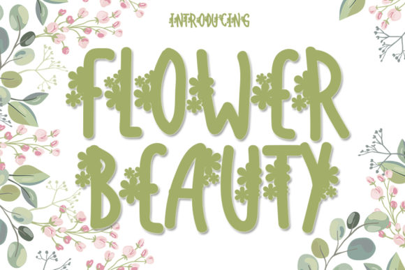 Flower Beauty Font for Eye-Catching Digital Campaigns