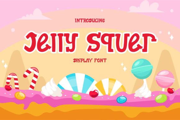 Jelly Squer Font for Business Branding