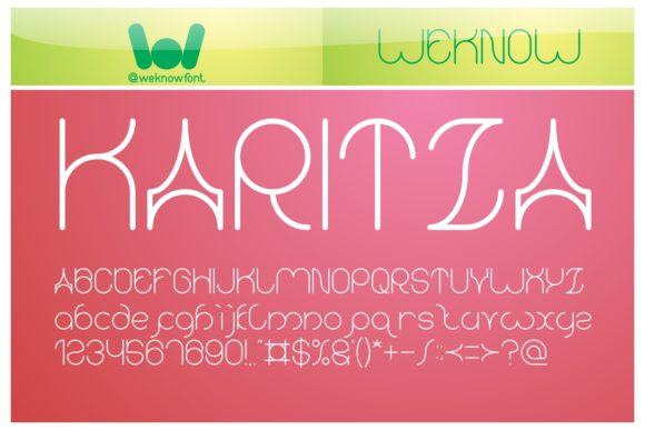Karitza: A Unique Display Font for Bold Campaigns