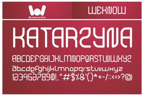 Katarzyna: A Techno-Inspired Font for Bold Branding