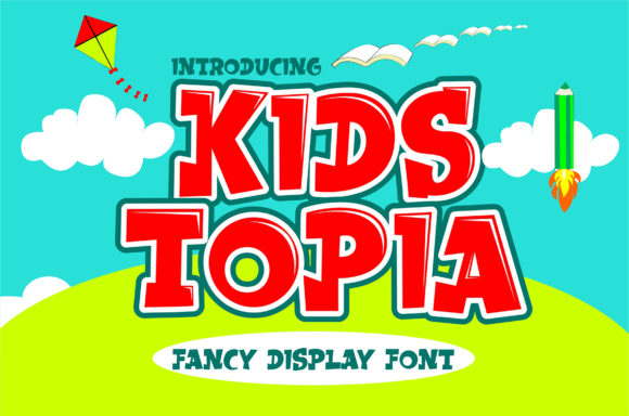 Kidstopia: A Playful Font for Your Brand's Visual Identity