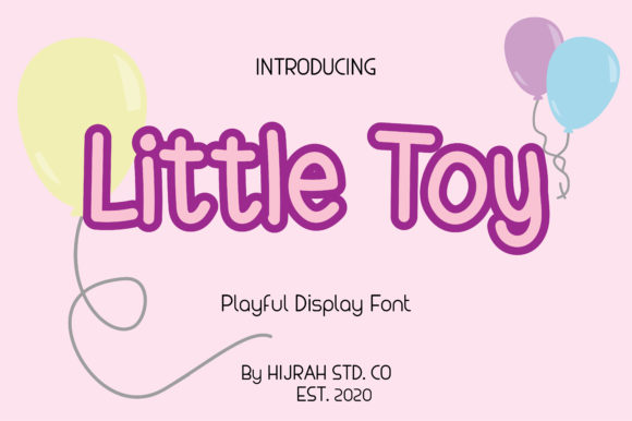 Little Toy Font for Editorial Design and Creative Projects