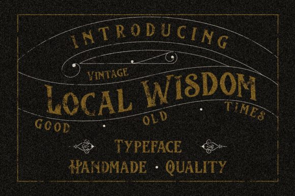 Local Wisdom Font Review for Vintage-Inspired Branding
