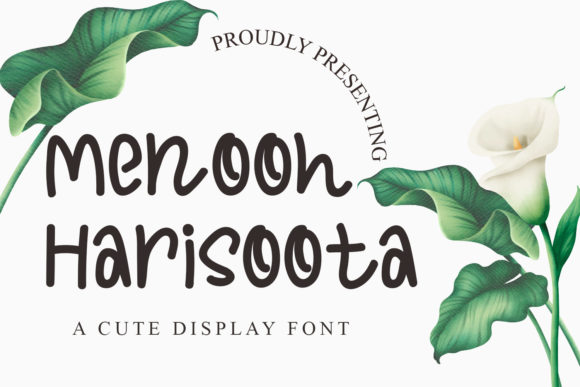 Menooh Harisoota: A Playful Font for Editorial Design