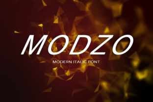 Modzo: A Modern Display Font for Digital Design