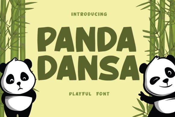 Panda Dansa: A Playful Display Font for Bold Campaigns
