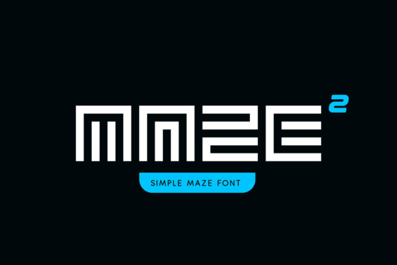SimpleMaze: A Display Font for Bold Visual Statements