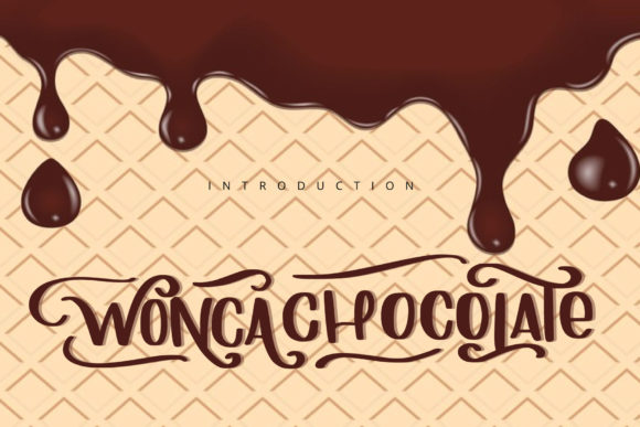 Wonca Chocolate: A Stylish Font for Handmade Creations
